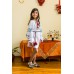 Embroidered dress/blouse/tunic "Cute Flowers"